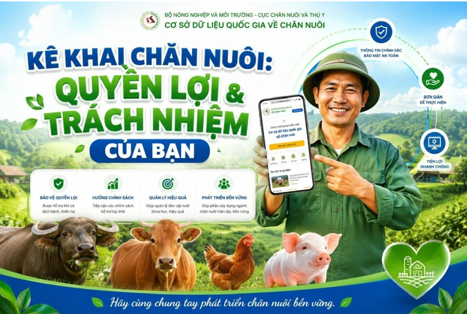 TUYÊN TRUYỀN KÊ KHAI CHĂN NUÔI ĐỊNH KỲ 