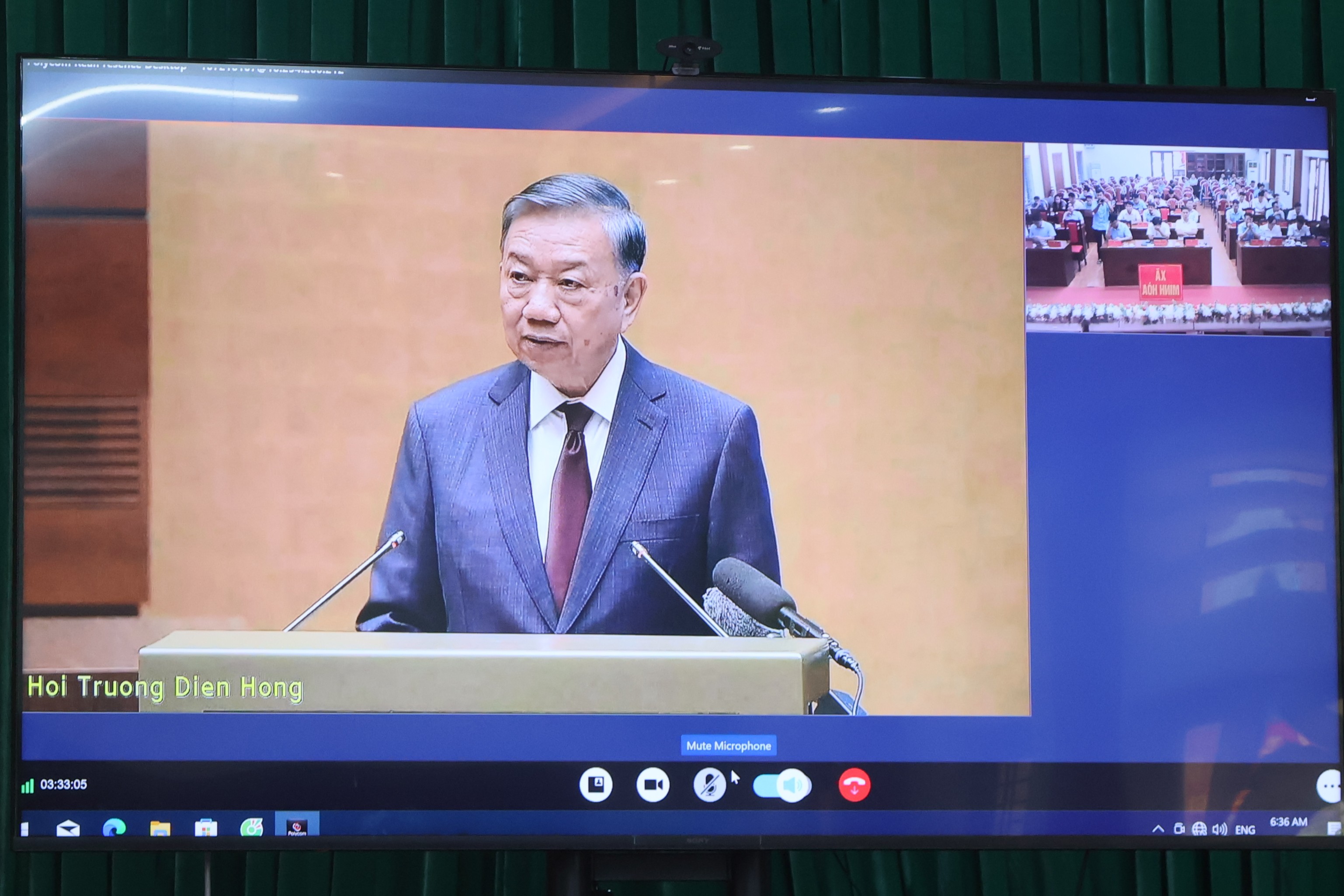 XÃ MINH HÒA THAM DỰ HỘI NGHỊ TOÀN QUỐC NGHIÊN CỨU, HỌC TẬP, QUÁN TRIỆT VÀ TRIỂN KHAI THỰC HIỆN CÁC NGHỊ QUYẾT, CHỈ THỊ CỦA BỘ CHÍNH TRỊ KHÓA XIV